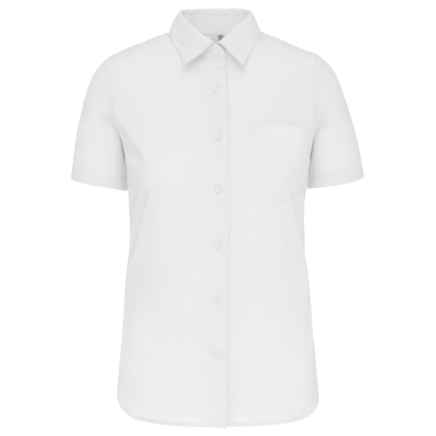 CAMISA POPELINA MANGA CORTA MUJER -K544
