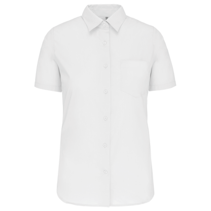 CAMISA POPELINA MANGA CORTA MUJER -K544