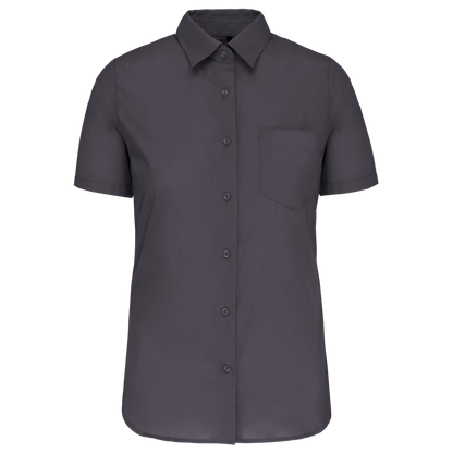 CAMISA POPELINA MANGA CORTA MUJER -K544