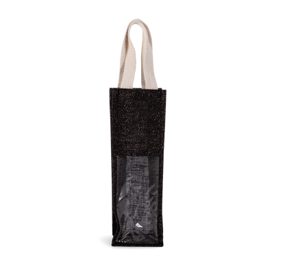 Bolsa de yute para botella