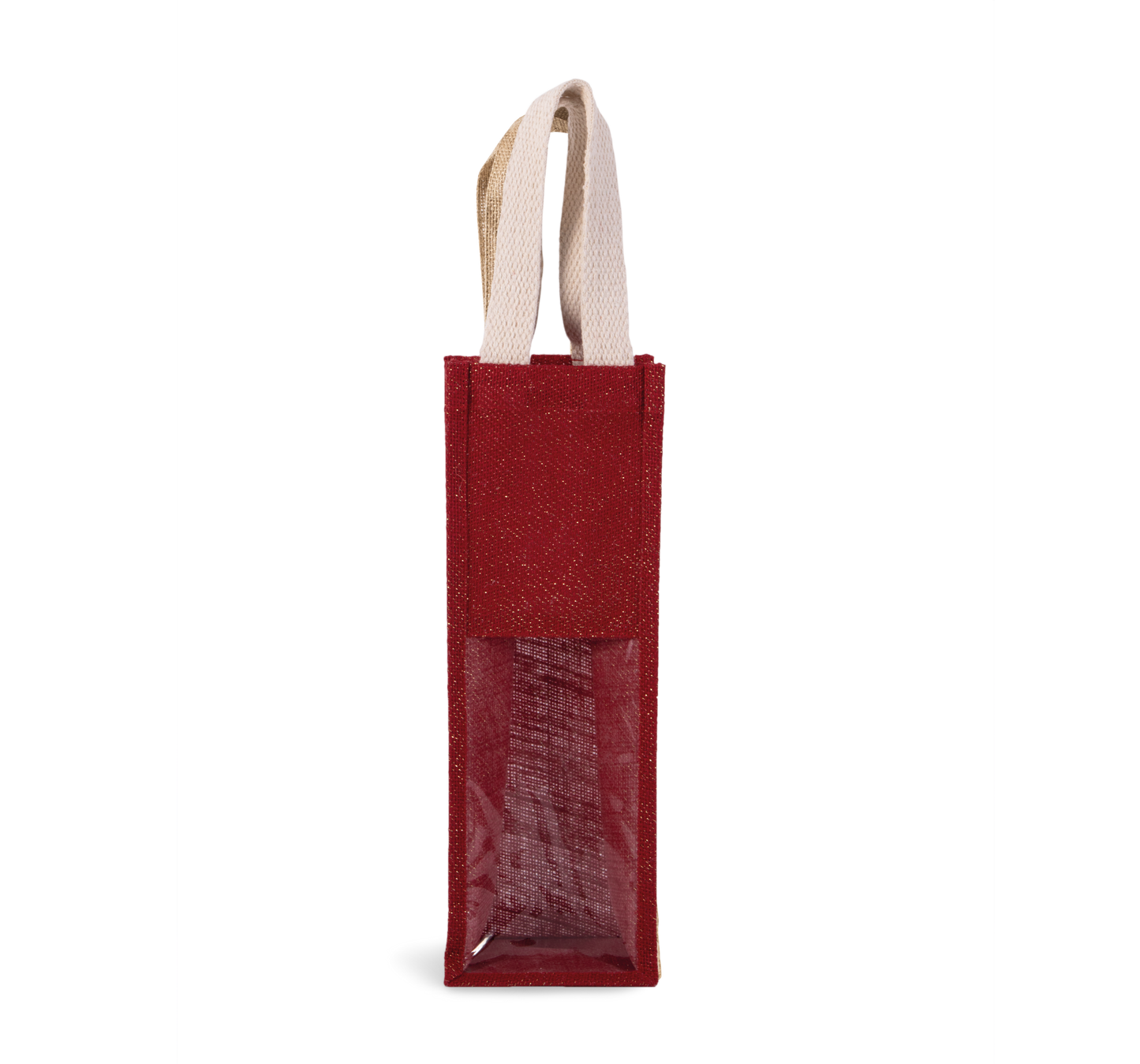 Bolsa de yute para botella