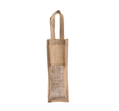 Bolsa de yute para botella