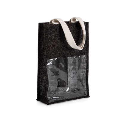 Bolsa de yute para botellas