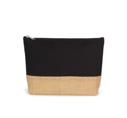 Estuche de algodón canvas y yute