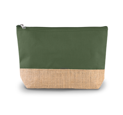 Estuche de algodón canvas y yute