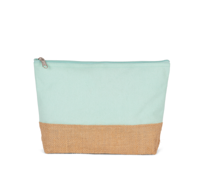 Estuche de algodón canvas y yute