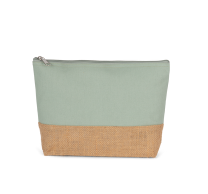 Estuche de algodón canvas y yute