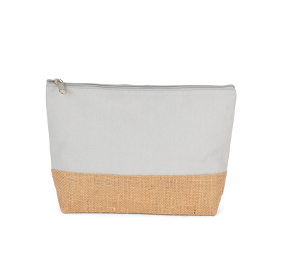 Estuche de algodón canvas y yute