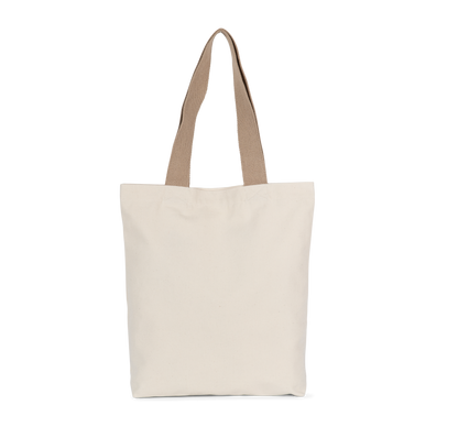 Bolsa shopper reciclada con fondo plano