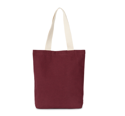 Bolsa shopper reciclada con fondo plano