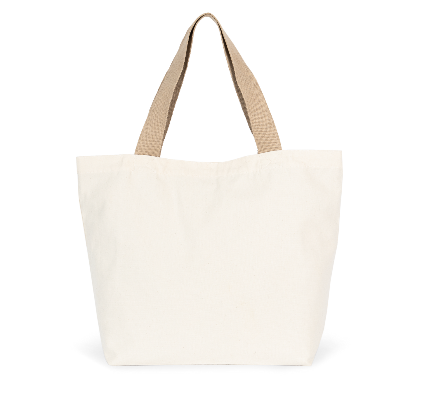 Bolsa shopper reciclada grande con fuelle en el fondo