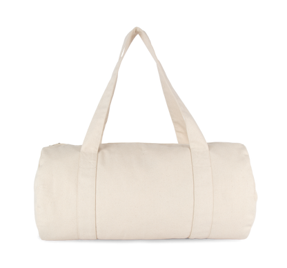 Bolsa cilíndrica de algodón orgánico