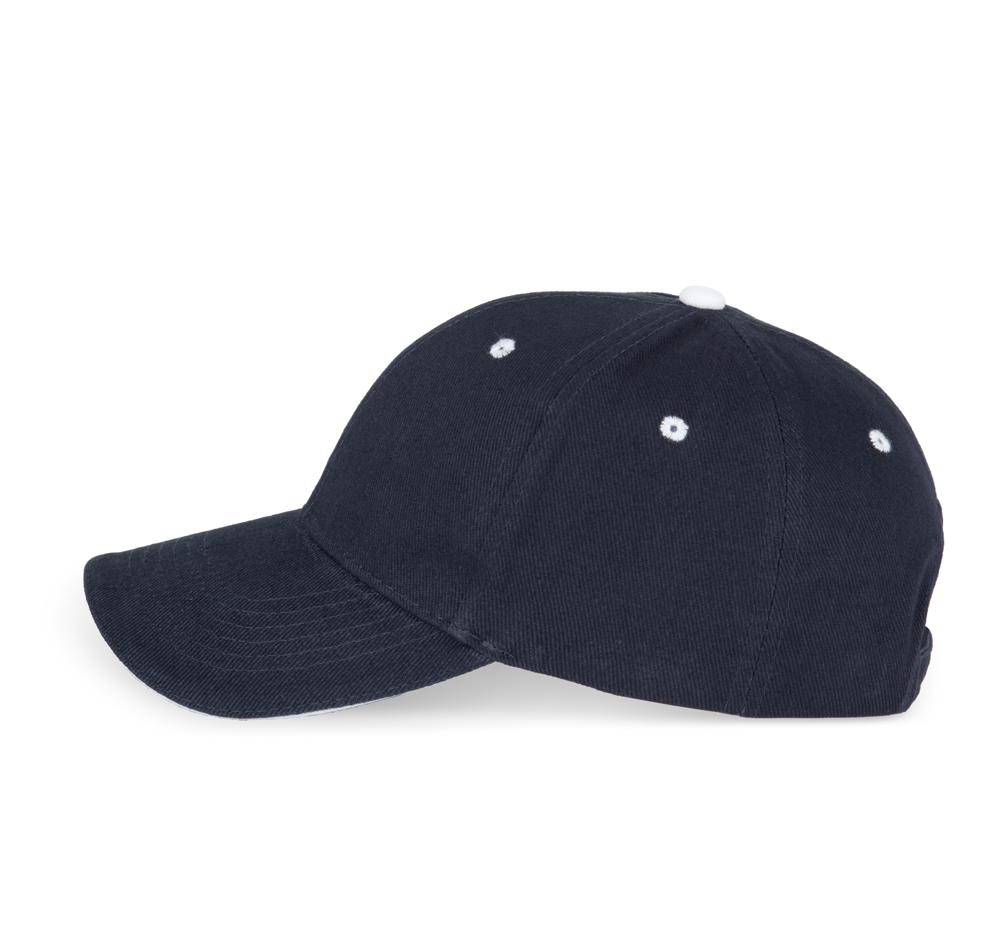 ORLANDO - Gorra 6 paneles - Navy / White / White