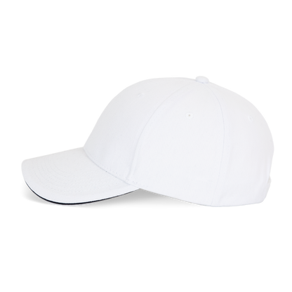 ORLANDO - Gorra 6 paneles - White / Navy