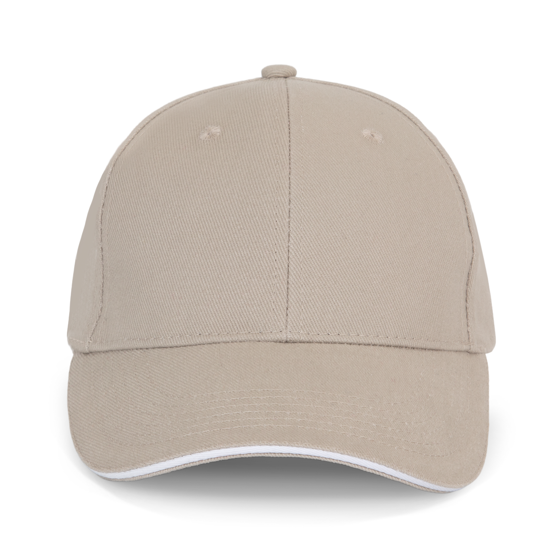 ORLANDO - Gorra 6 paneles - Beige / White