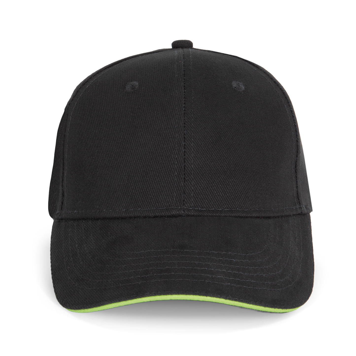 ORLANDO - Gorra 6 paneles - Black / Lime