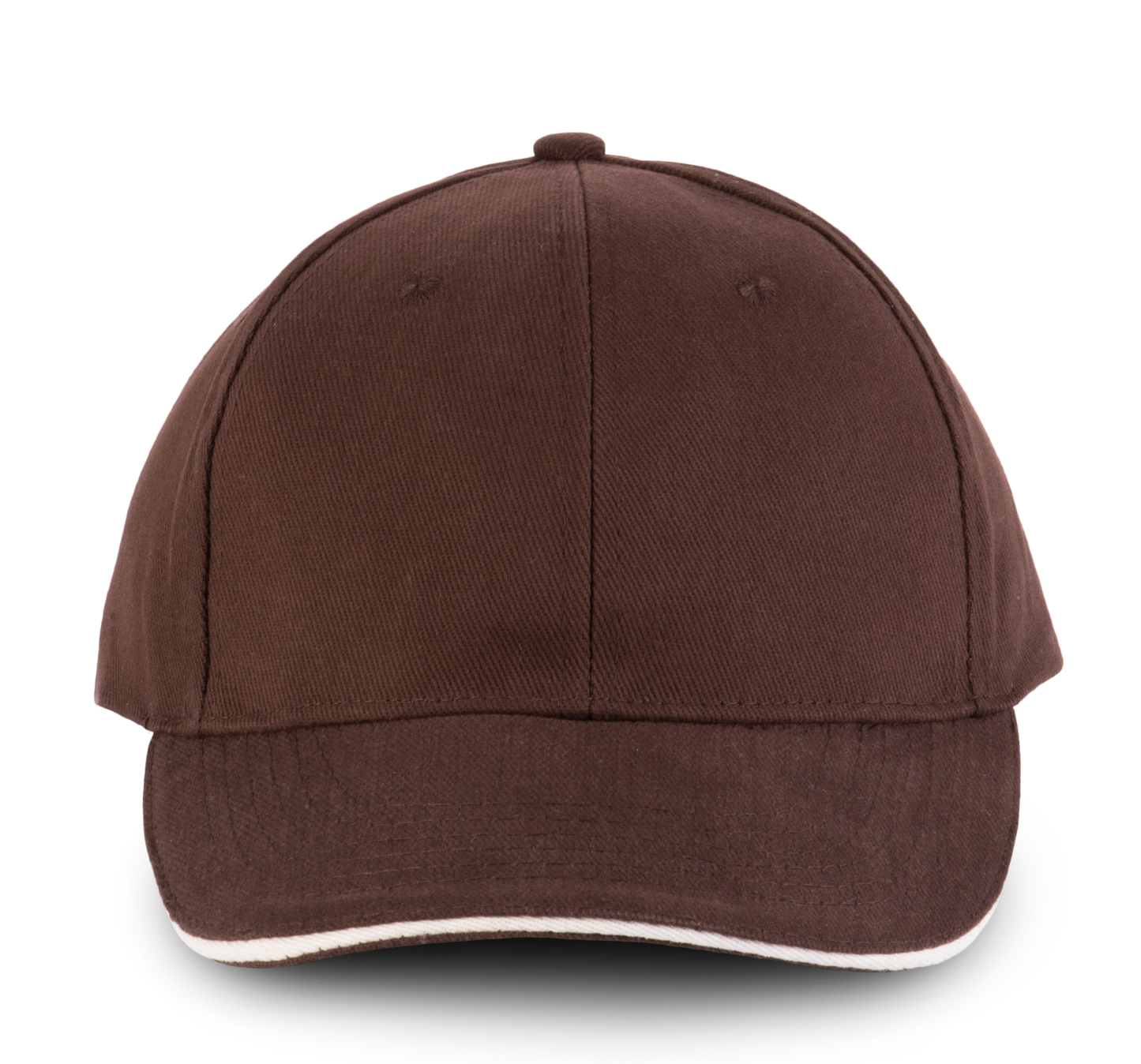 ORLANDO - Gorra 6 paneles - Chocolate / Beige