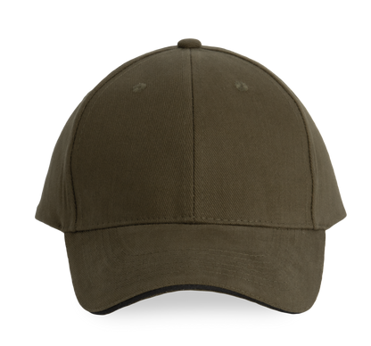 ORLANDO - Gorra 6 paneles - Dark Khaki / Dark Grey