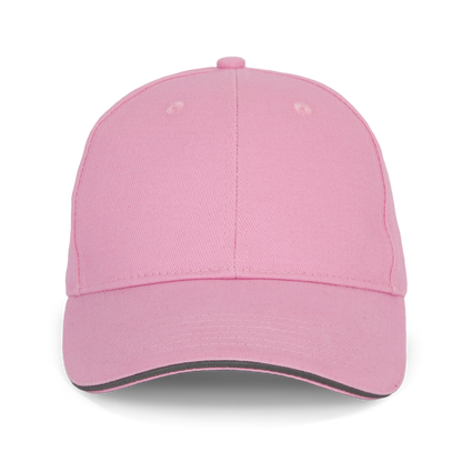 ORLANDO - Gorra 6 paneles - Dark Pink / Slate Grey