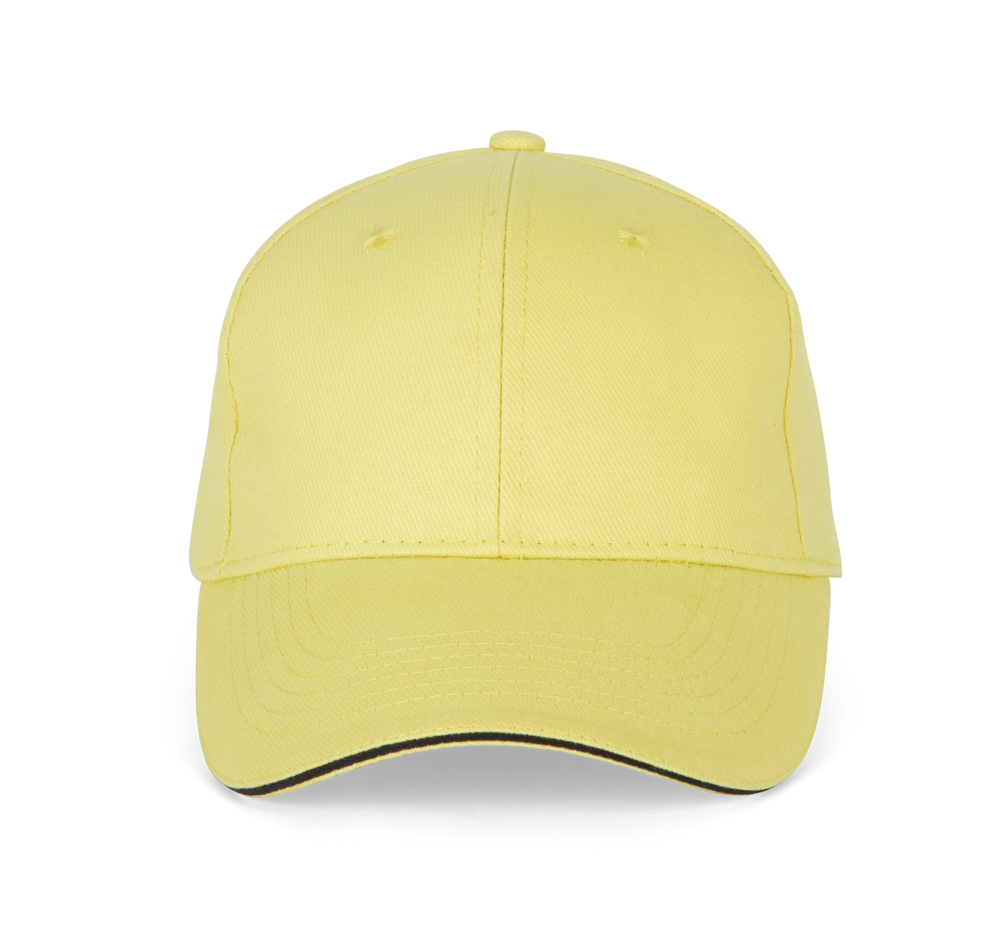 ORLANDO - Gorra 6 paneles - Lemon Yellow / Dark Grey
