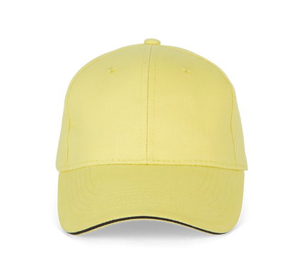 ORLANDO - Gorra 6 paneles - Lemon Yellow / Dark Grey