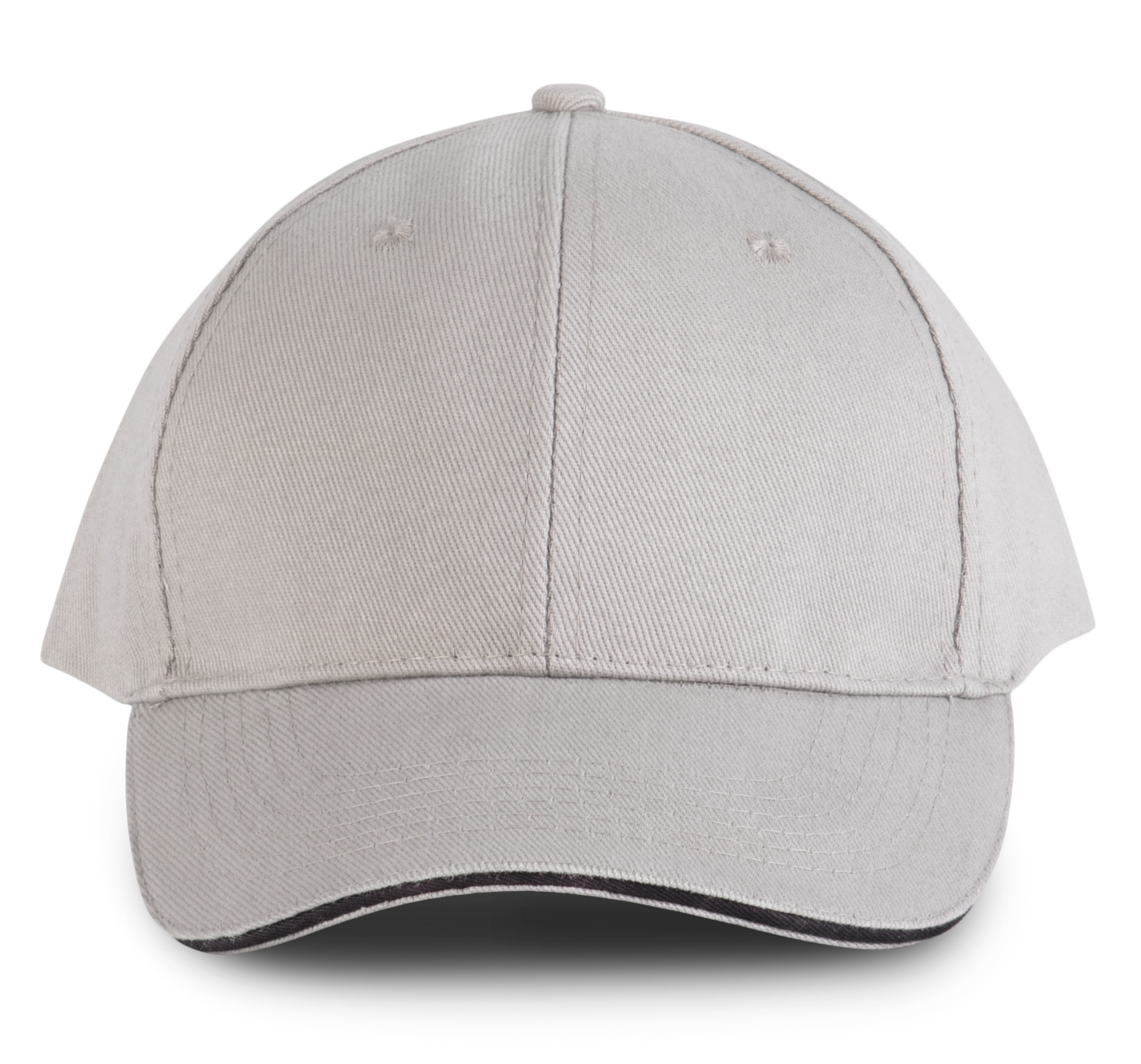 ORLANDO - Gorra 6 paneles - Light Grey / Dark Grey