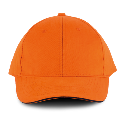 ORLANDO - Gorra 6 paneles - Orange / Navy