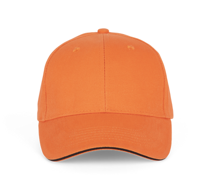 ORLANDO - Gorra 6 paneles - Orange Zest / Dark Grey