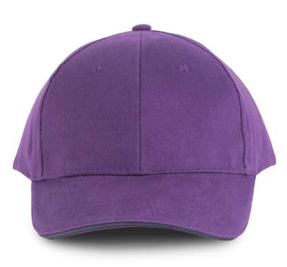 ORLANDO - Gorra 6 paneles - Purple / Dark Grey