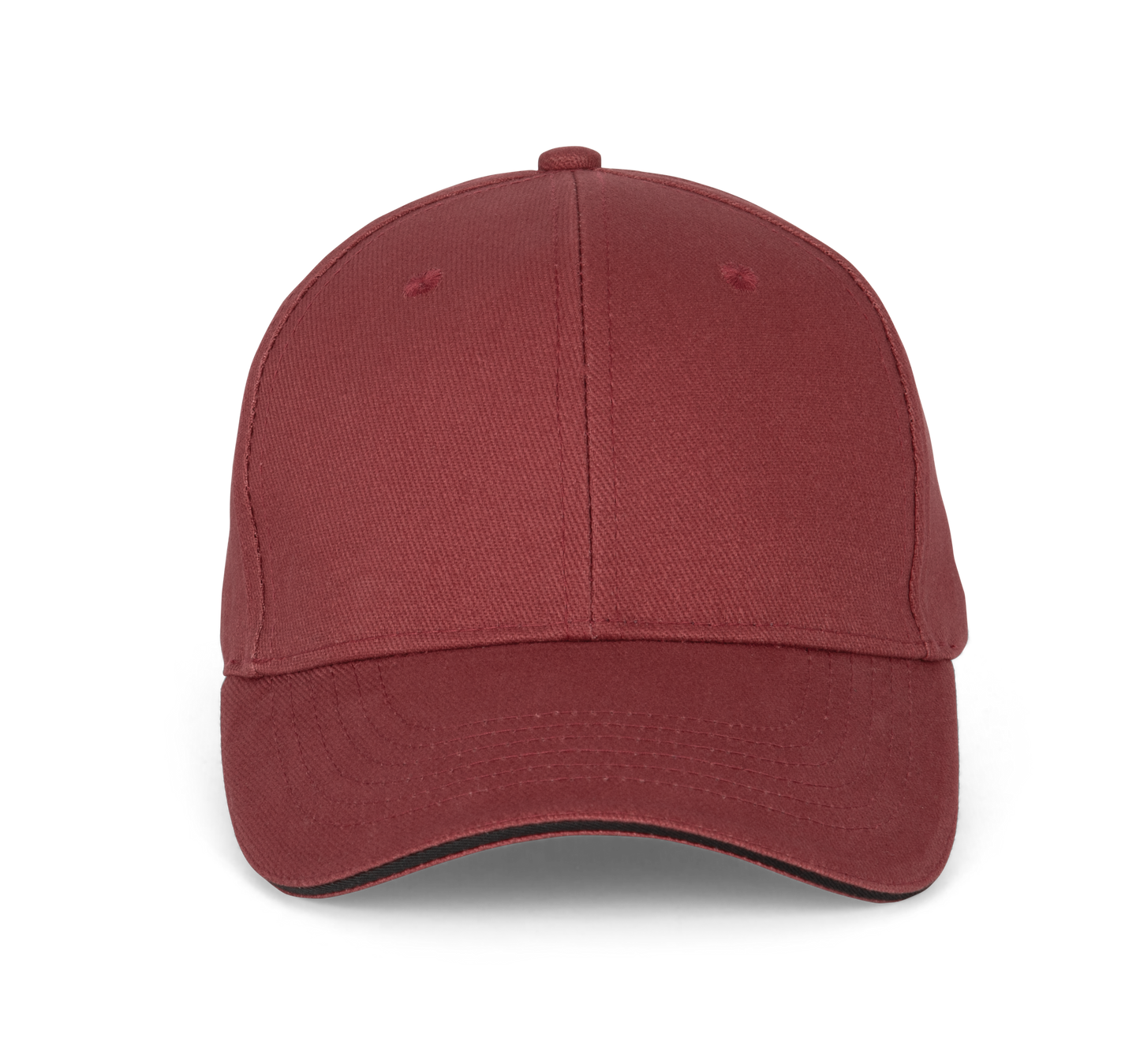ORLANDO - Gorra 6 paneles - Red Safran / Dark Grey