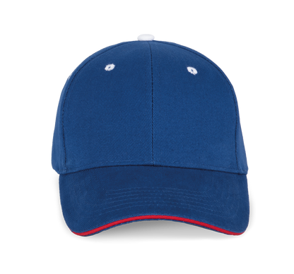 ORLANDO - Gorra 6 paneles - Royal Blue / Red / White