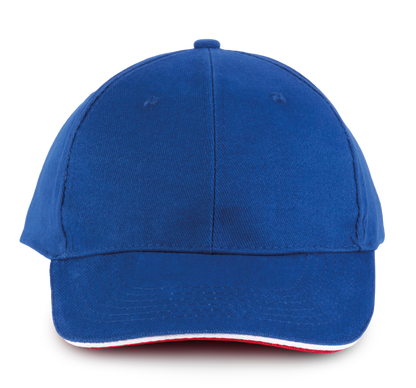 ORLANDO - Gorra 6 paneles - Royal Blue / White / Red