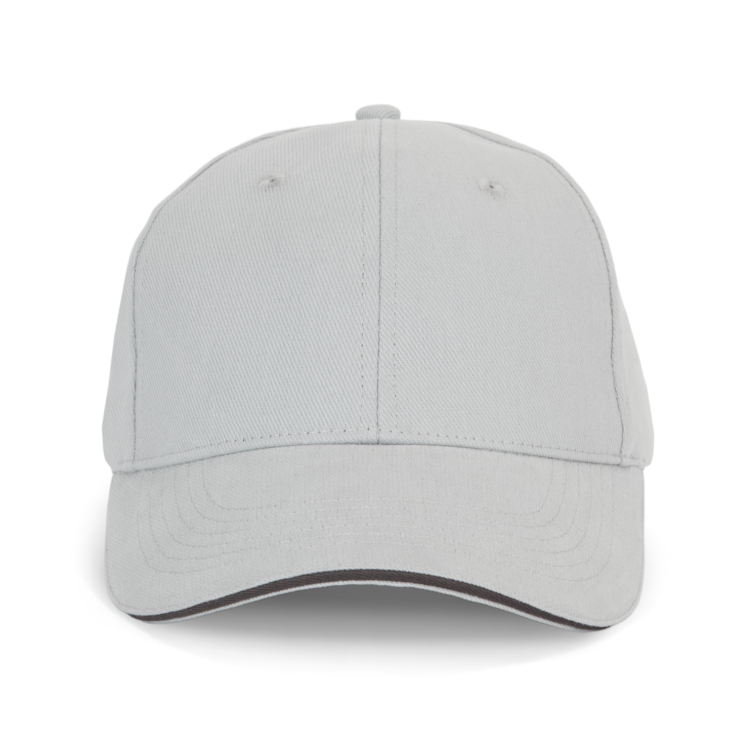 ORLANDO - Gorra 6 paneles - Snow Grey / Dark Grey