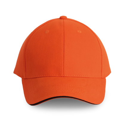 ORLANDO - Gorra 6 paneles - Spicy Orange / Dark Grey