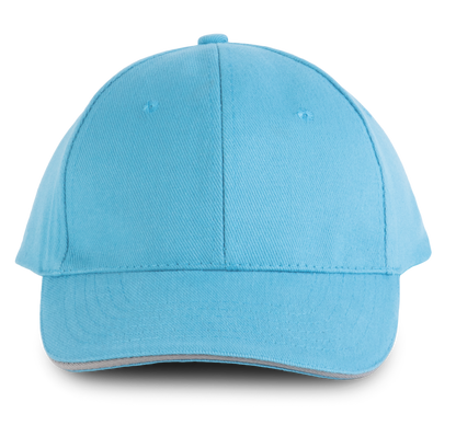 ORLANDO - Gorra 6 paneles - Surf Blue / Light Grey