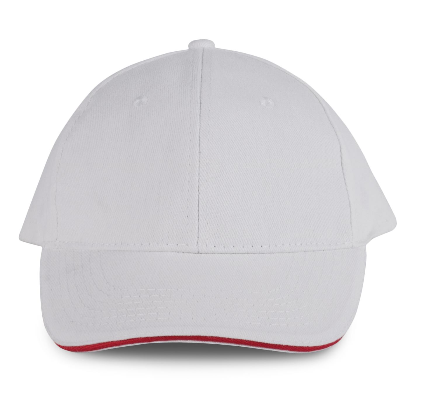 ORLANDO - Gorra 6 paneles - White / Red