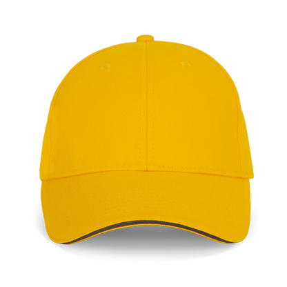 ORLANDO - Gorra 6 paneles - Yellow / Slate Grey