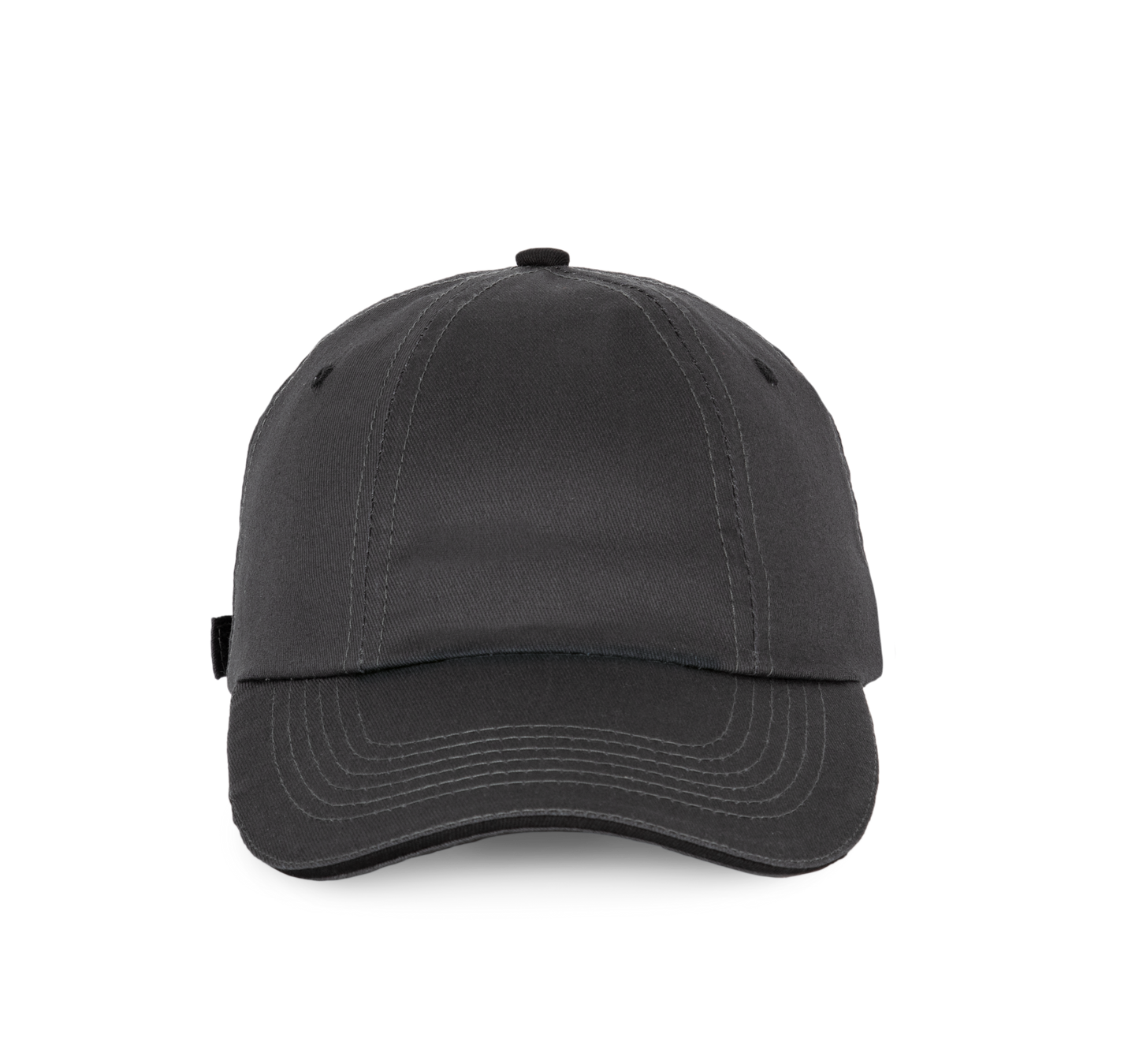 Top - Gorra 6 paneles - Dark Grey / Black