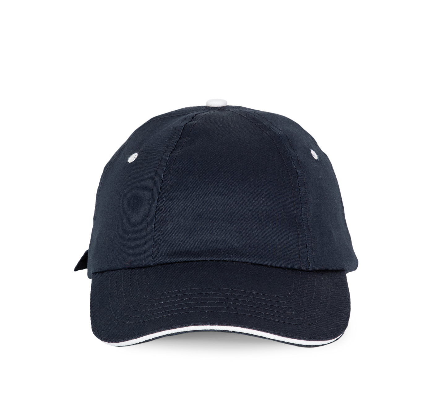 Top - Gorra 6 paneles - Navy / White