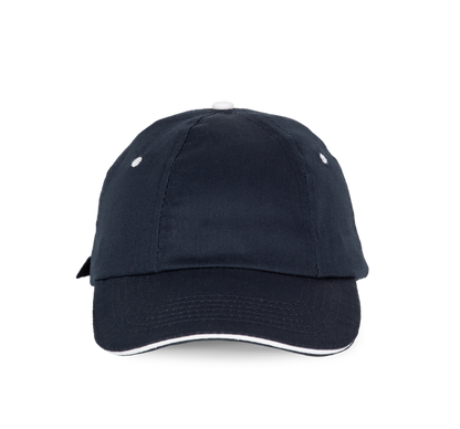 Top - Gorra 6 paneles - Navy / White