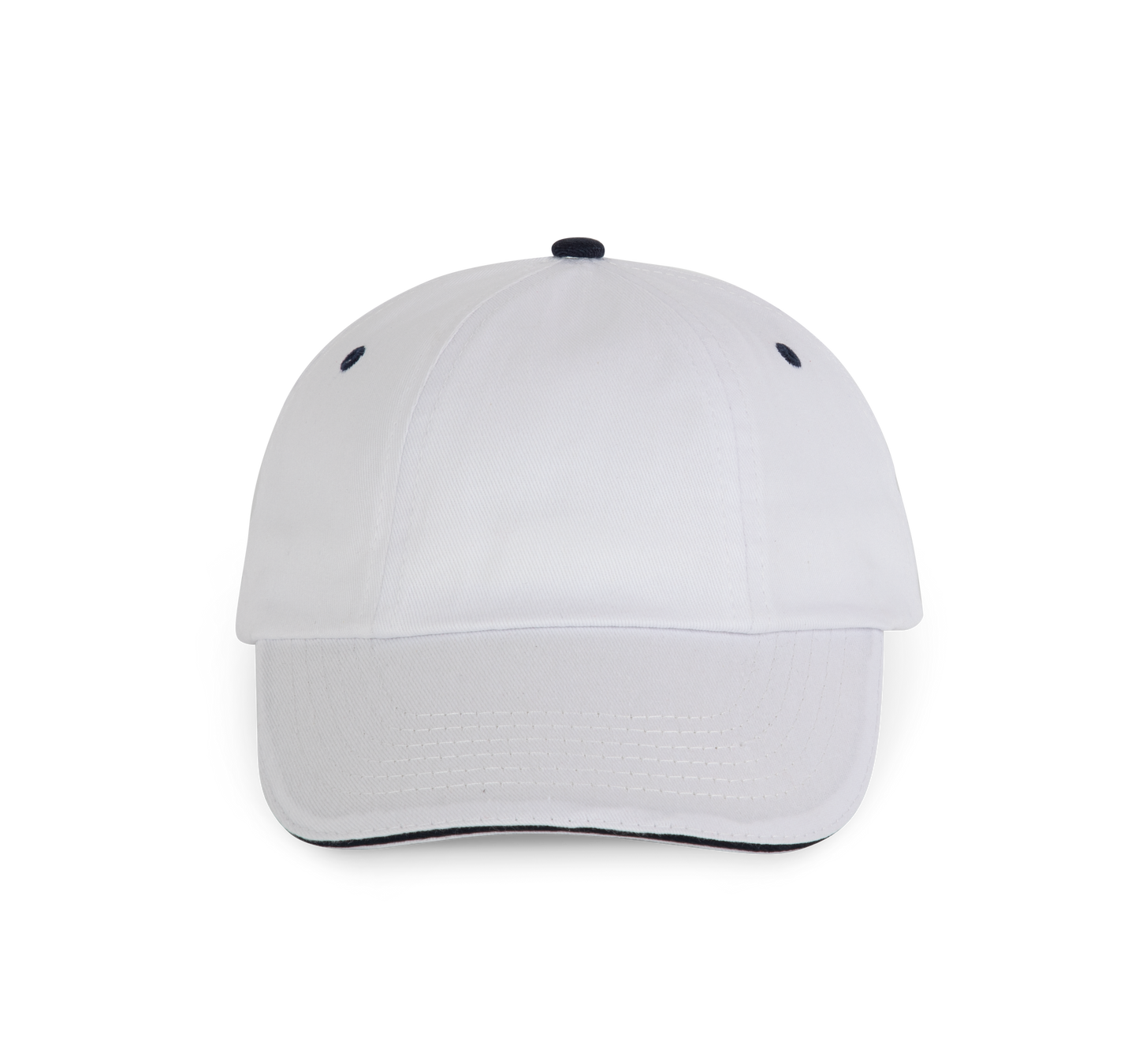 Top - Gorra 6 paneles - White / Navy