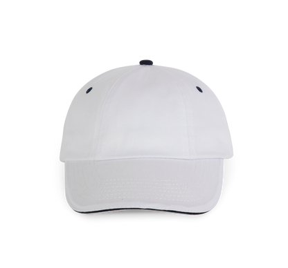 Top - Gorra 6 paneles - White / Navy