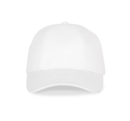 Gorra "Easy printing" 6 paneles - White