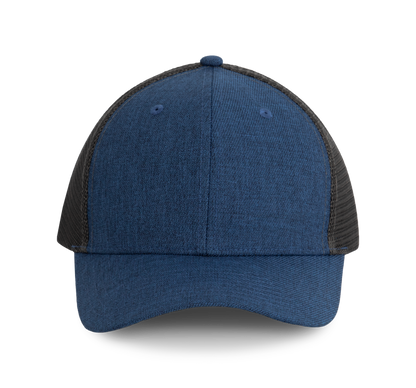 Gorra Urban Trucker - 6 paneles - Light Navy Heather / Dark Grey