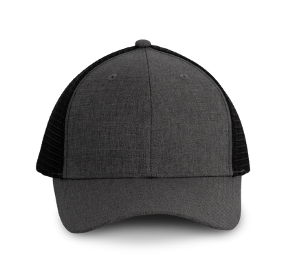 Gorra Urban Trucker - 6 paneles - Steel Grey Heather / Black
