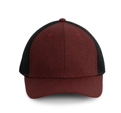 Gorra Urban Trucker - 6 paneles - Tawny Port Heather / Black