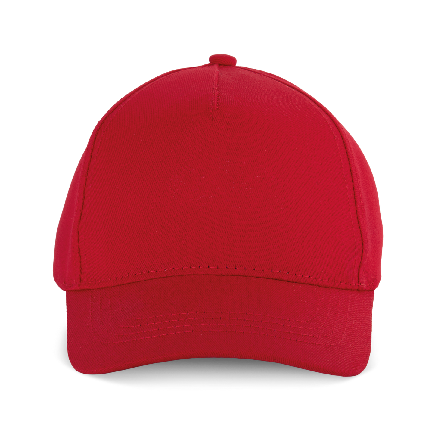 Gorra algodón - 5 paneles - Cherry Red