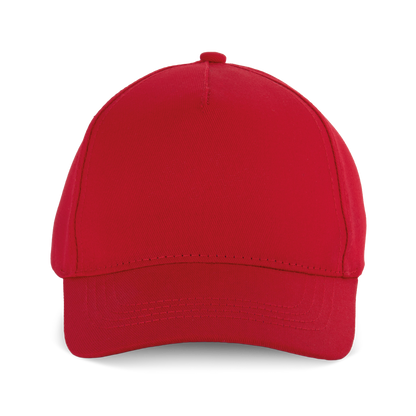 Gorra algodón - 5 paneles - Cherry Red