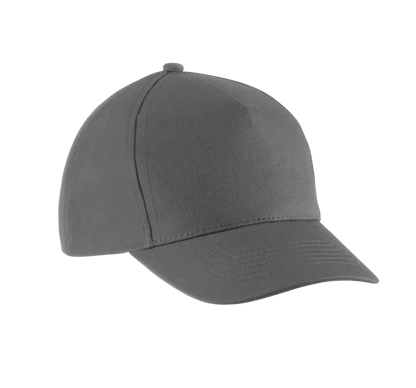 Gorra algodón - 5 paneles - Dark Grey