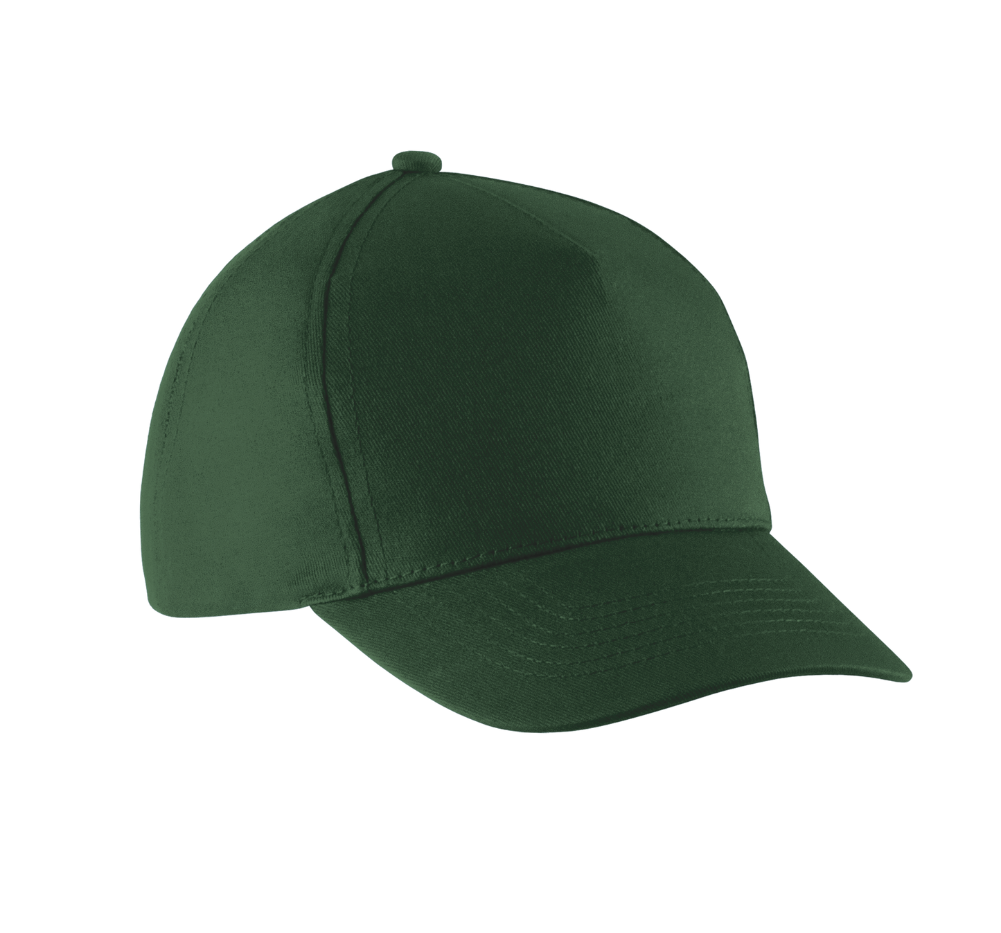 Gorra algodón - 5 paneles - Forest Green